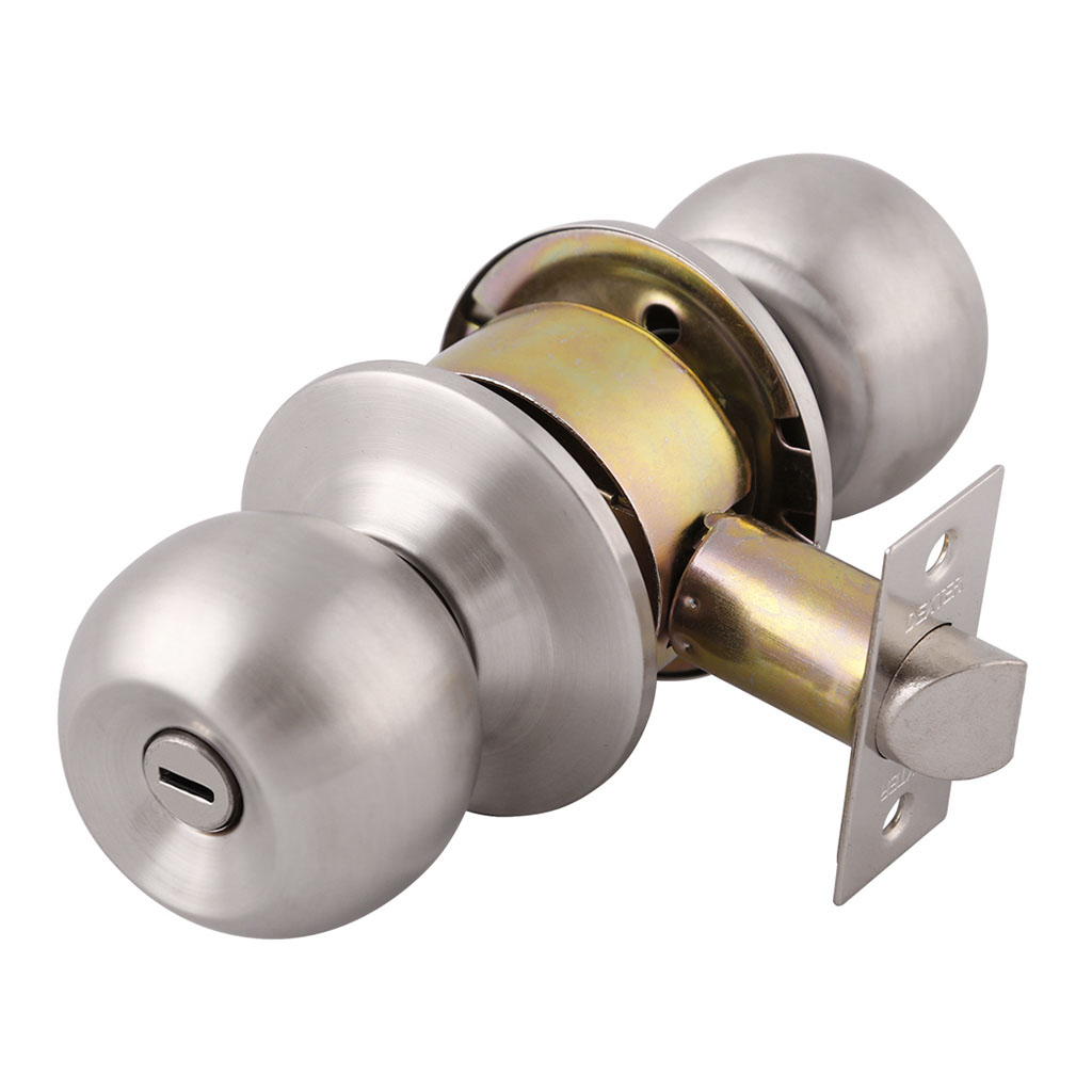 Cerradura de perilla Feiteli 5871 SS-BK para baño en acero inoxidable 201
